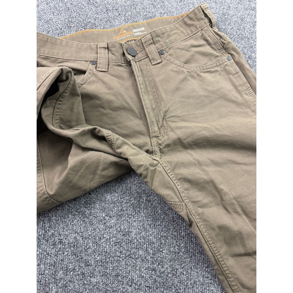 Ridgecut Toughwear Carpenter Pants Mens 30x32 Brown Canvas Utility Workwear - Picture 8 of 14